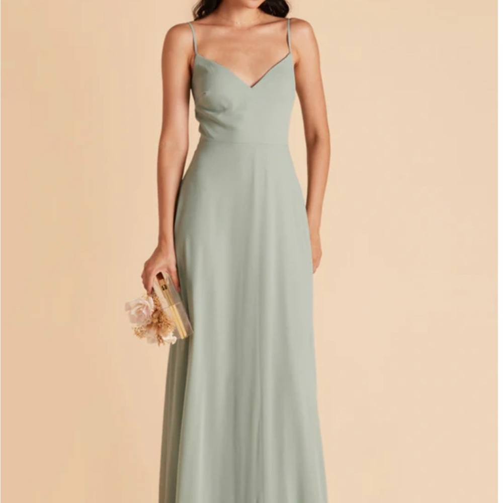 Birdy Grey Devin Convertible Dress in Chiffon Sage - Picture 3 of 4
